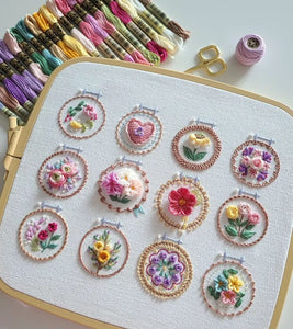 BloomStitch – Small Flower Embroidery Kit
