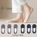 6 Pairs/3 Gray+3 Blue