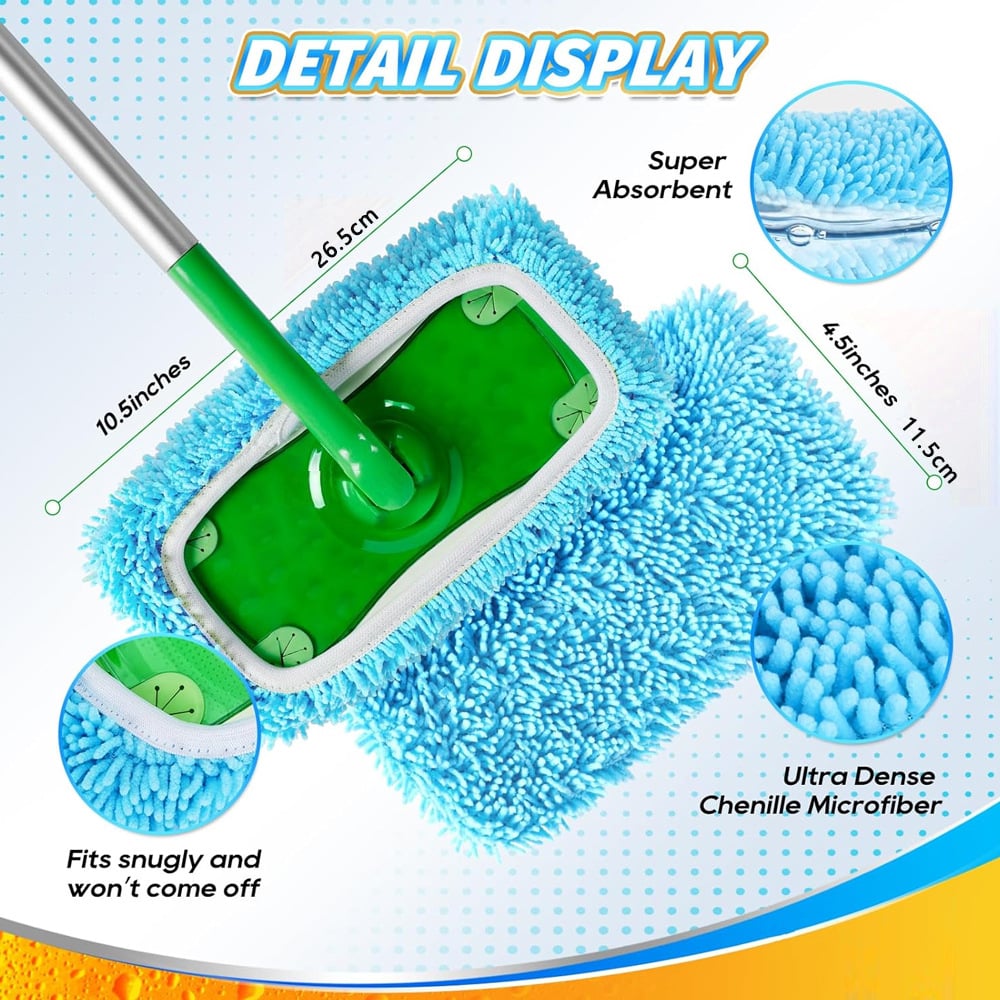 PureSwipe | Washable Mop Pads for a Spotless, Sustainable Home