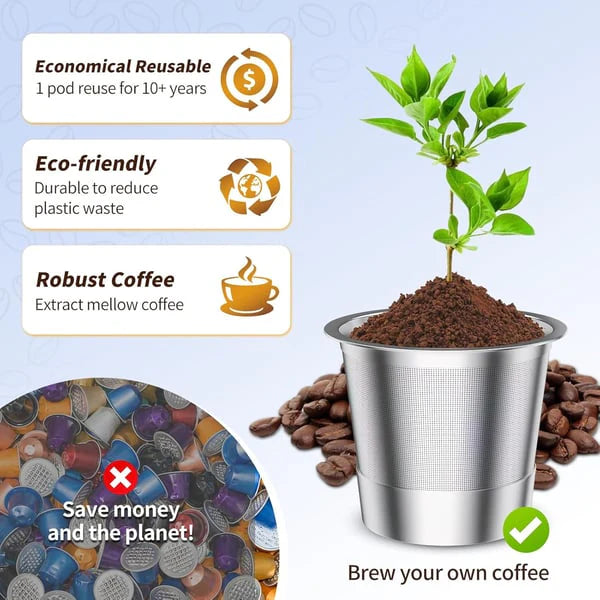BrewFlex – Reusable Coffee Pods for Keurig Machines