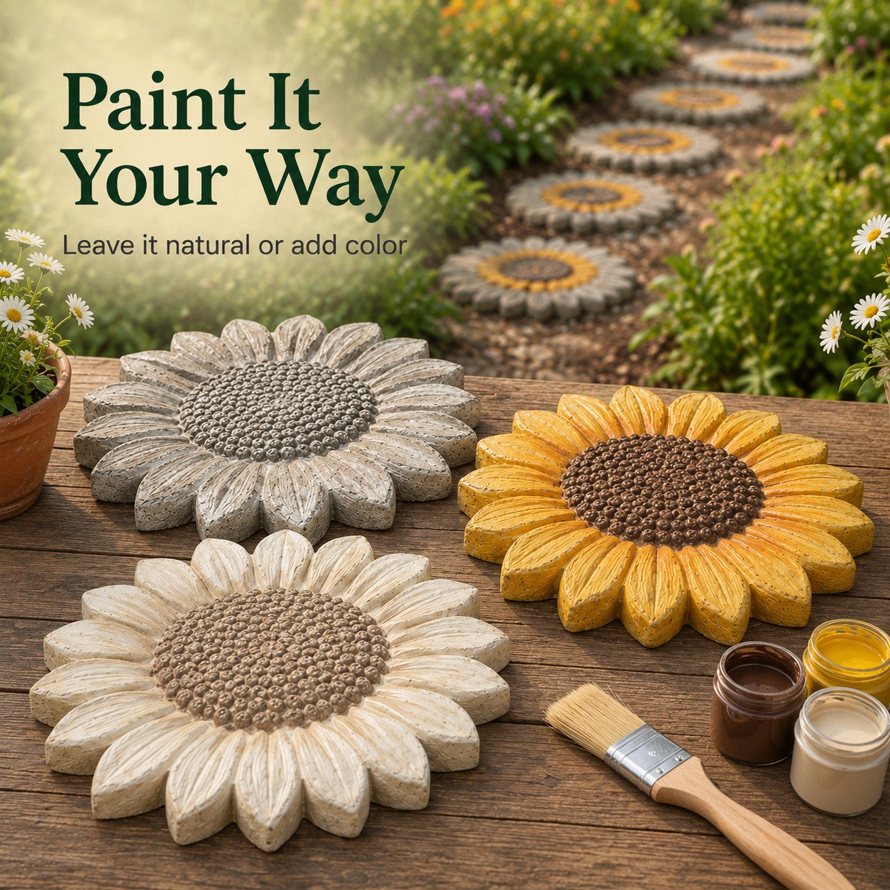 GardenCraft– Premium Reusable Garden Stepping Stone Mold
