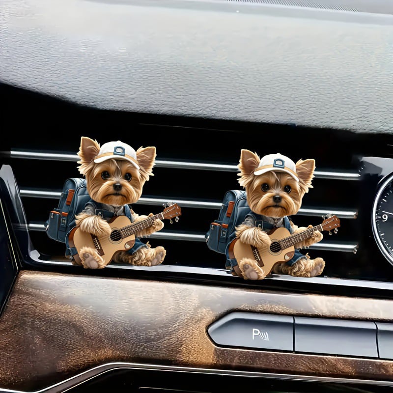 Yorkie Jam - Car Vent Guitar Buddy