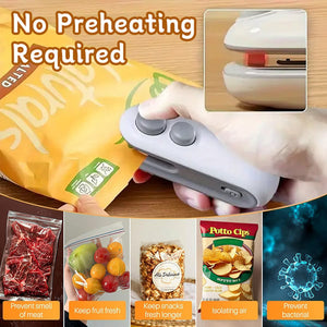 SealMate – Mini Bag Sealer with Cutter & Magnet