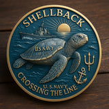TideBorn - U.S. Navy Shellback Challenge Coin