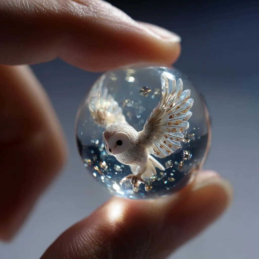 CrystalCraft – Handcrafted Glass Marble Ornament