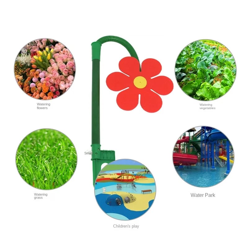 GardenGiggle - Rotating Daisy Lawn Sprinkler – Fun for Kids & Pets