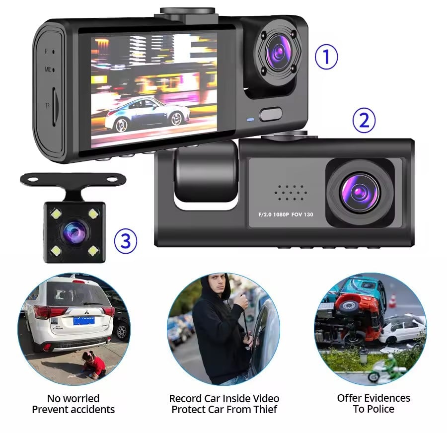 UltraSight – Car Dashcam 1080P HD Night Vision WiFi