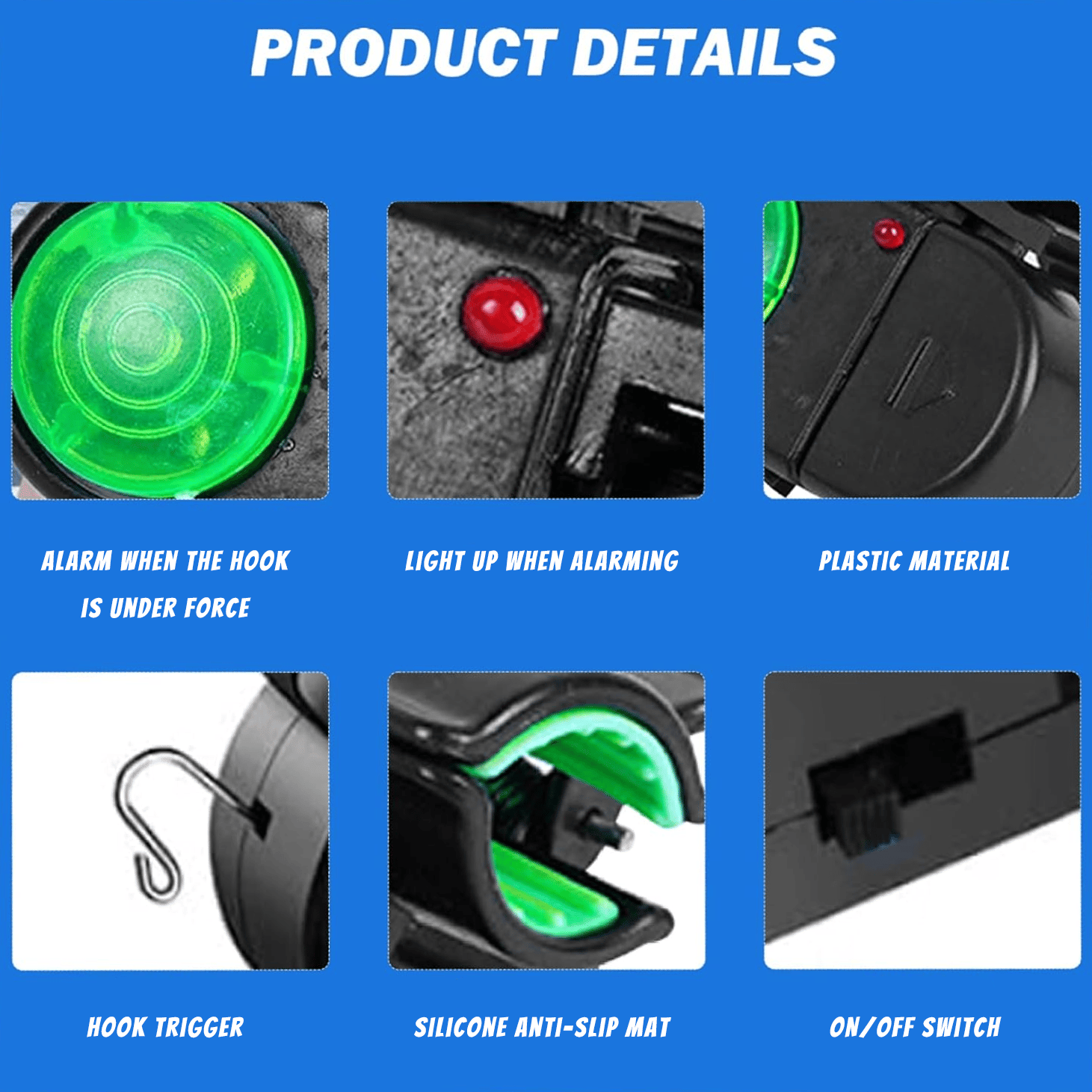 TactiBite – Smart Sensitive Fishing Bite Alarm with LED Light