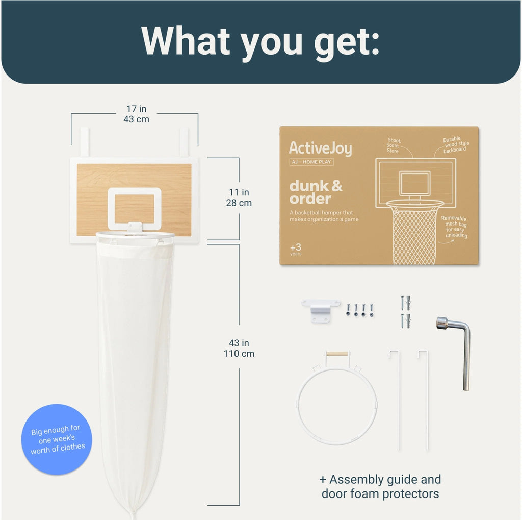 DunkHamper – Basketball Laundry Hoop
