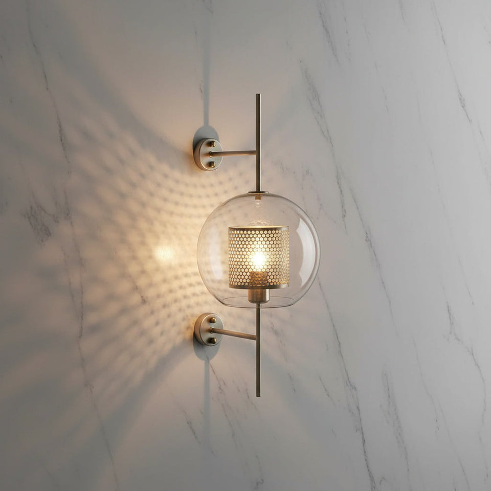 Alegria - Modern Glass Wall Lamp BO-HA Ball Gold