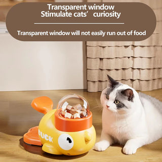 QuackPaws – Interactive Duck Slow Feeder for Cats