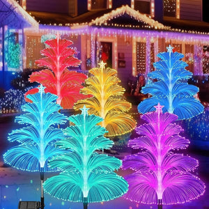 FestiveBeam – Seven-Color Gradient Solar Tree Light