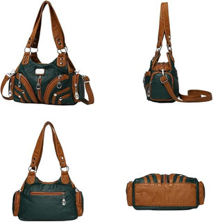 Women's Soft PU Leather Gothic Bag
