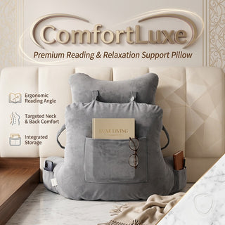 ComfortLuxe – Premium Reading & Relaxation Support Pillow