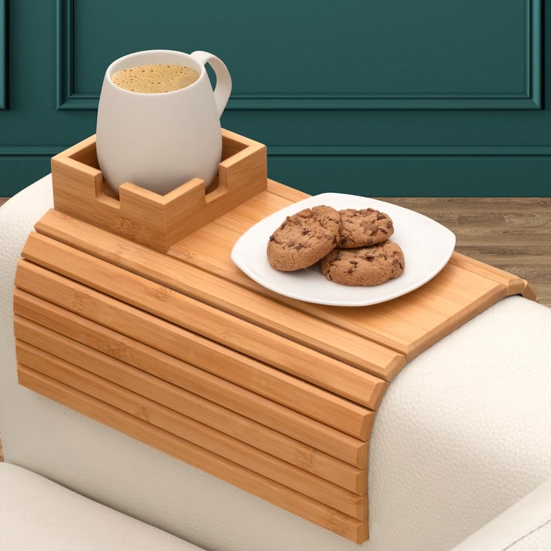 CouchSip – Wooden Sofa Cup Holder