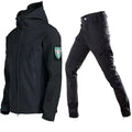 BLACK Coat With Pants