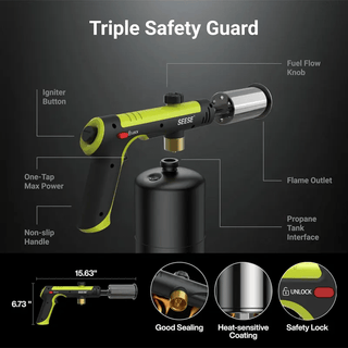 InfernoTorch – Ultra-Hot Propane Flame Tool