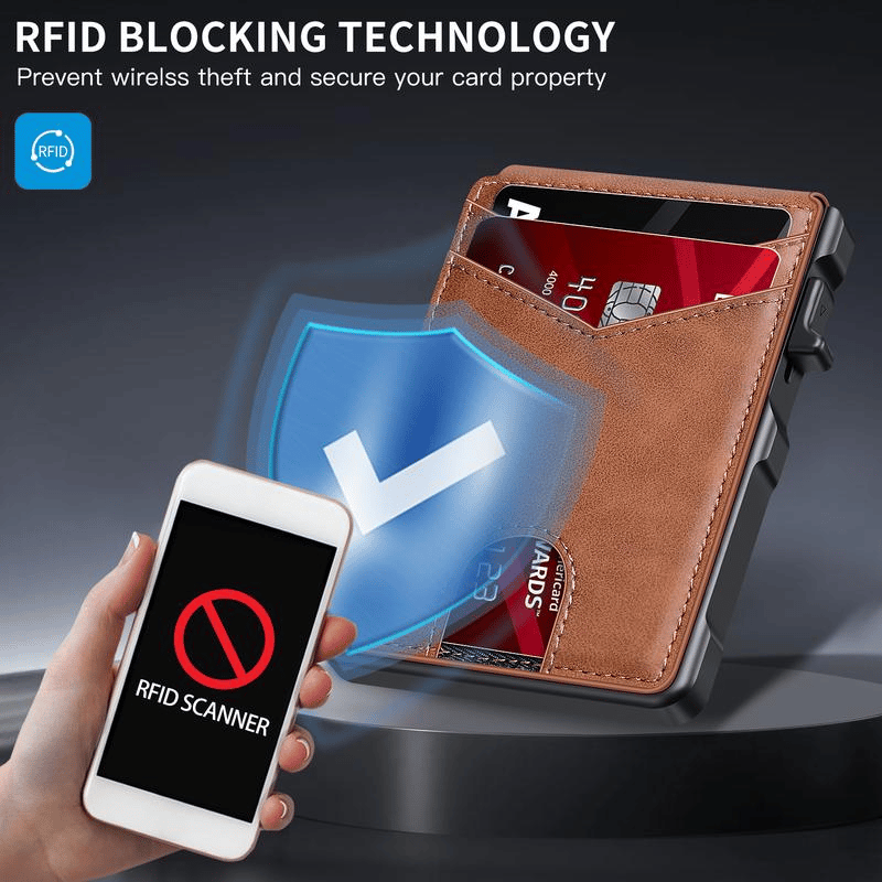 MetroSlim Wallet | Premium Leather & RFID Protection