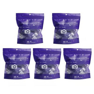 AirTowel – Disposable Compressed Travel Towel Set