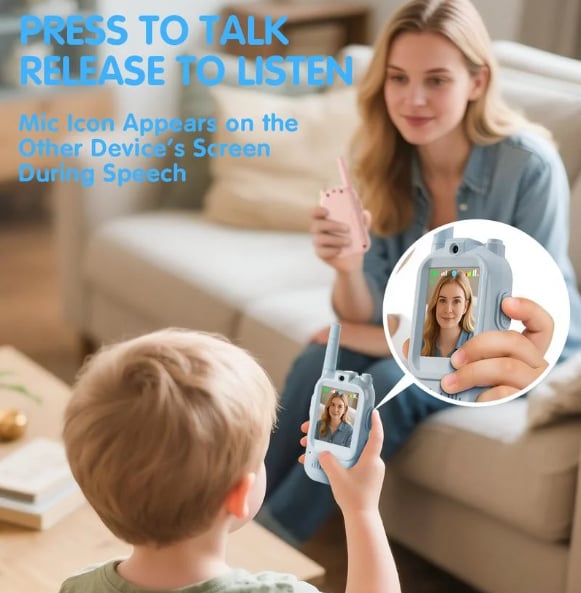 MiniComm – 2PCS Video Walkie Set