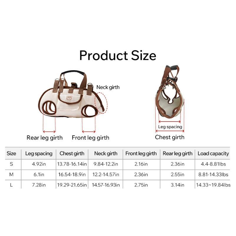 PawPort – Hands-Free Pet Carrier Harness