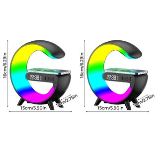 G-shaped RGB Wireless Charging Speaker
