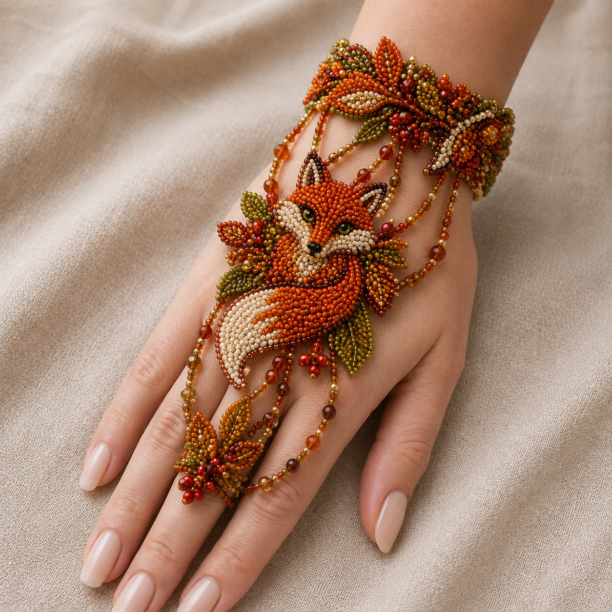 🔥 49% OFF – DIY Beaded Hand Bracelet Kit – Create Your Own Wearable Art🔥Last 4 hours🔥BUY 3 GET 1 FREE (Add 4 Pcs To Cart)