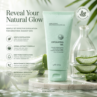 PureRadiance – Herbal Brightening Exfoliating Gel
