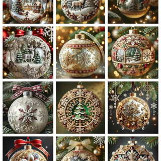 MagicalWorlds - Christmas Planet Ornaments
