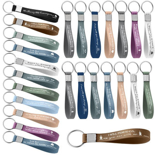 FaithCharm – Bible Verse Keychain Christian Trendy Keychain Wristlet