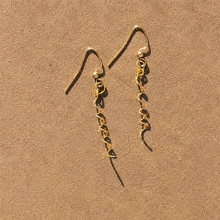 BloomTwist – Artistic Spiral Statement Earrings