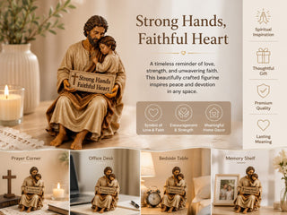 FaithKeeper – Handcrafted Jesus Storage Bowl