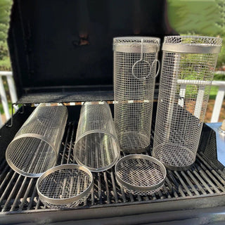 FlipGrill – Rolling BBQ Grill Basket