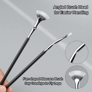 LashCraft - Folding Angle Scalloped Lash Brush