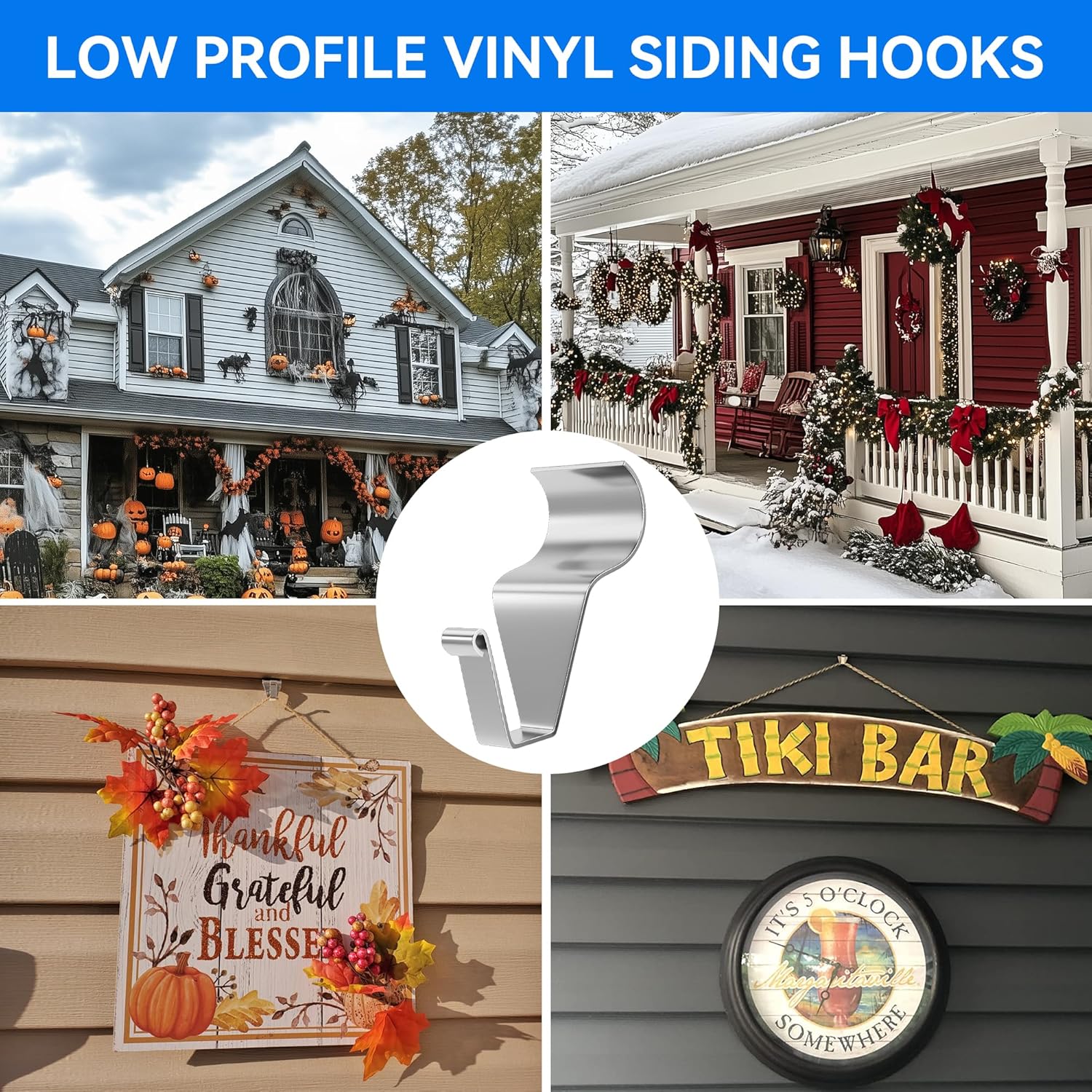 SlideGrip - No-Drill Vinyl Siding Hangers