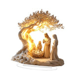 HolyNight – Acrylic Nativity Christmas Centerpiece