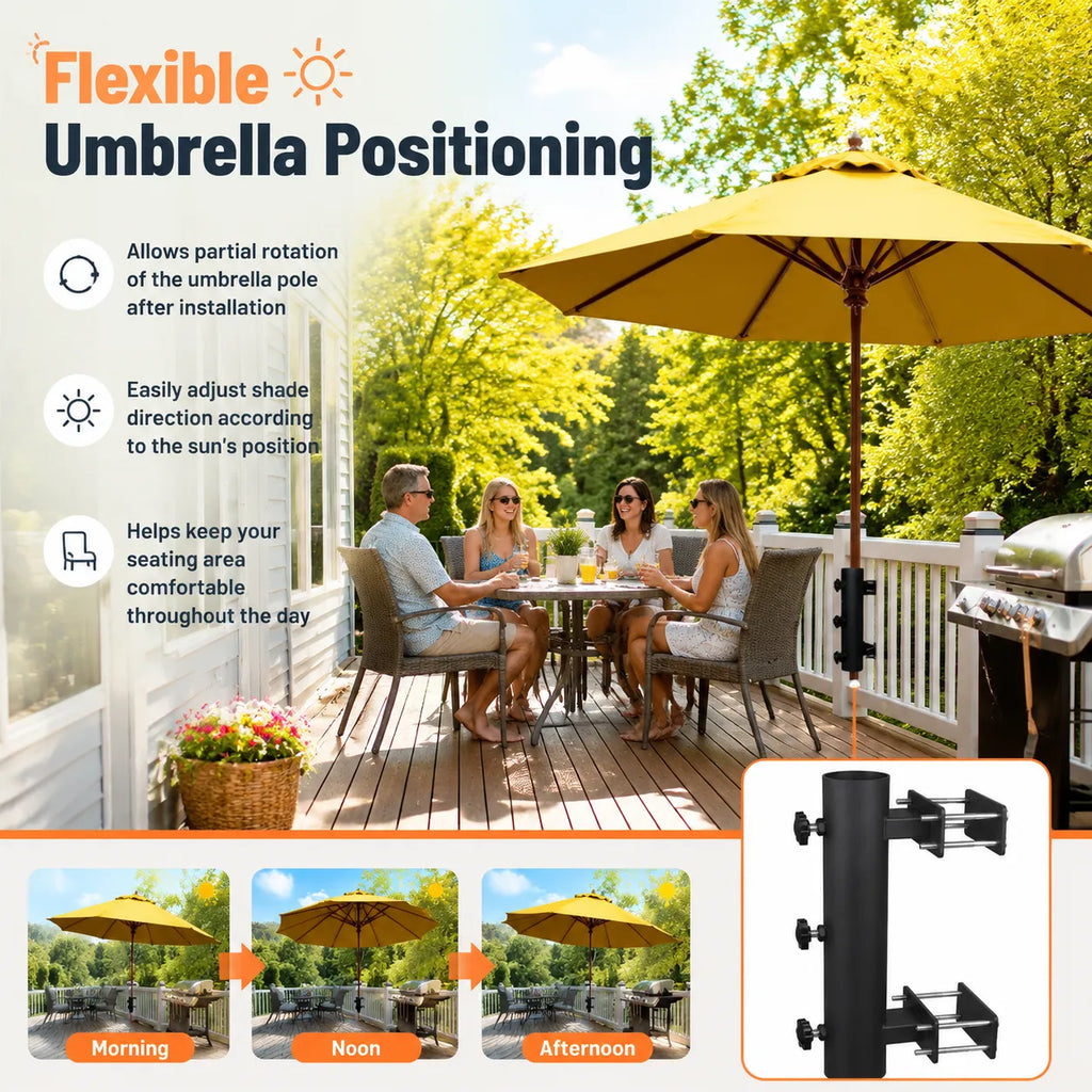 ShadeLock – Premium Deck Mount Umbrella Holder