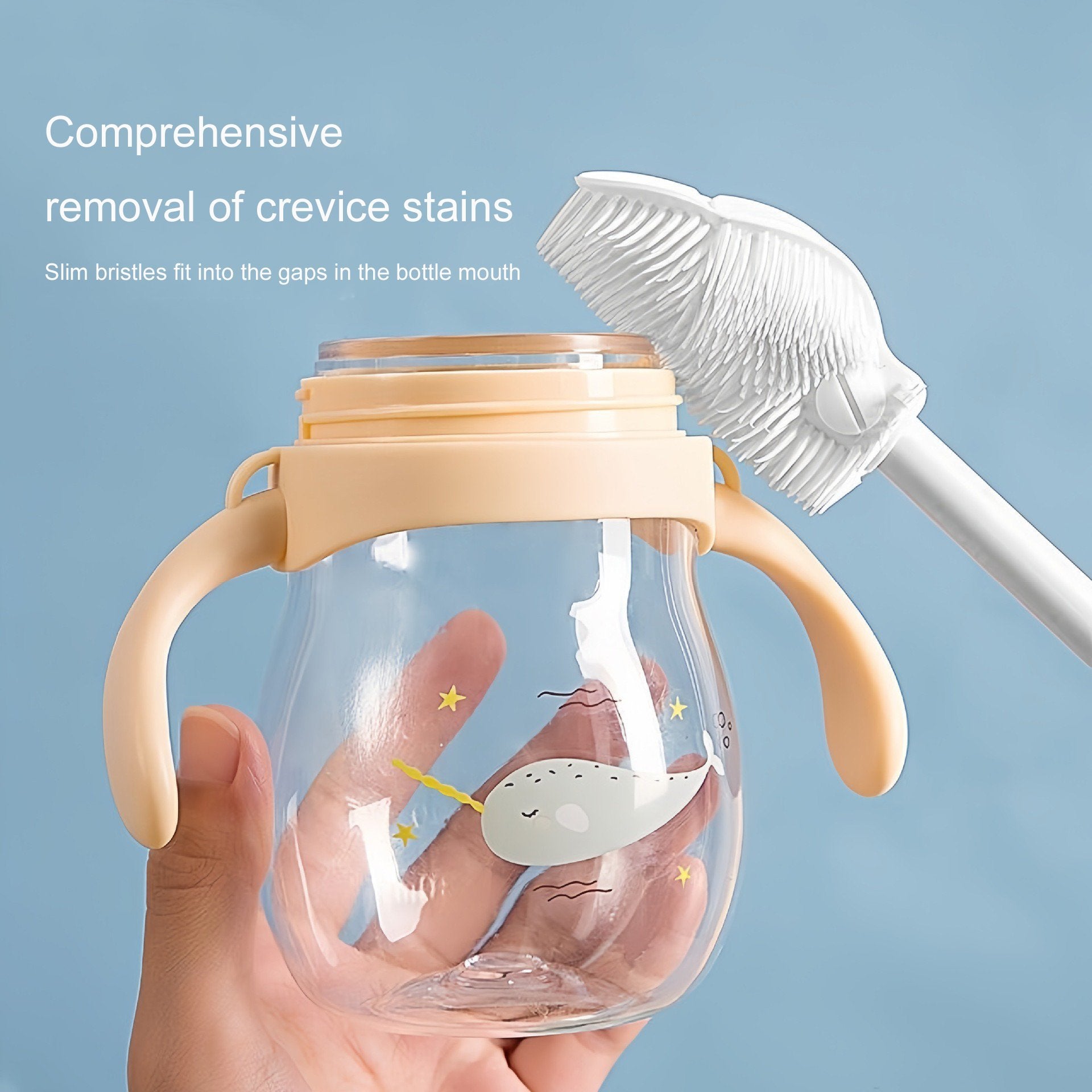 PureBristle - Durable Silicone Bottle Cleaner