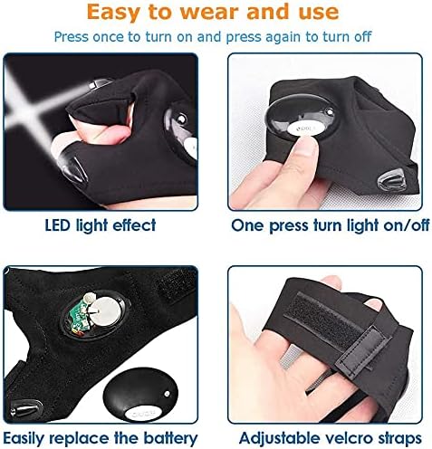 LumaGloves - Smart Waterproof LED Flashlight Gloves