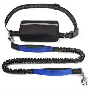 FreePace Leash - Waist Belt Dog Lead with Carry Pouch