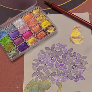 LumiPearl – Radiant Pearlescent Watercolors
