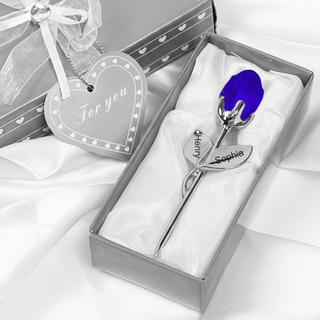 CrystalBloom – Romantic Personalized Rose Gift