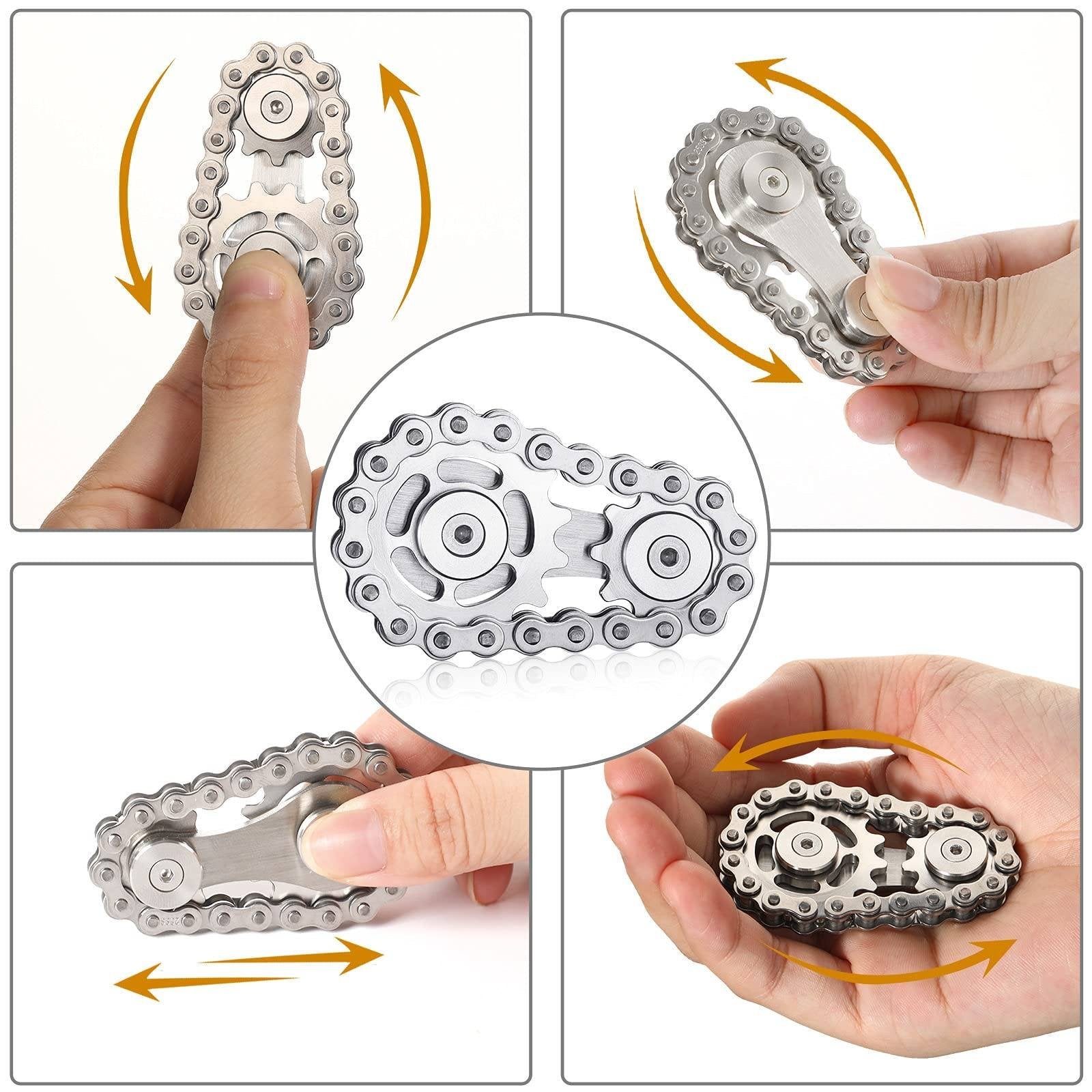 SprockEase – Gear Chain Fidget Spinner