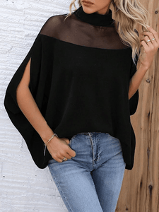 Velora - Casual Batwing Sleeve Blouse