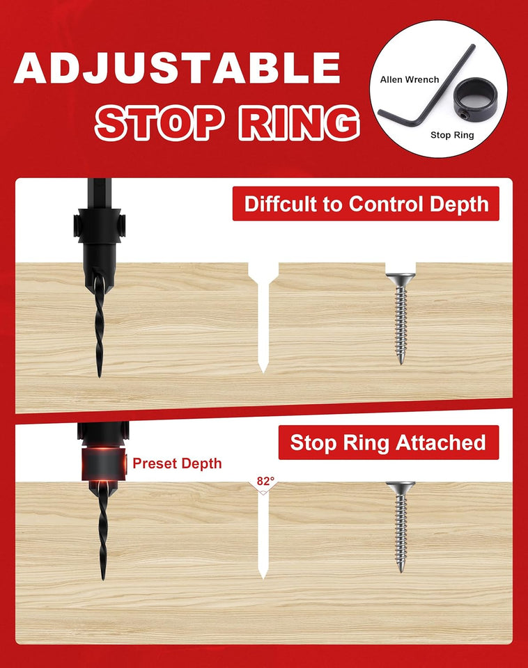 WoodWorks Elite - Complete 15-Piece Countersink Kit