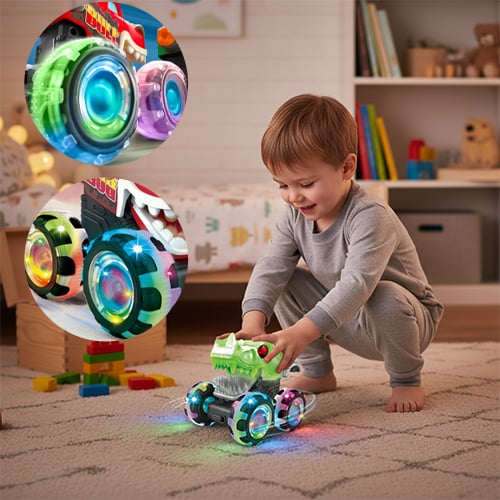 GlowRampage - Big Foot Monster Car – Roll Fast, Shine Bright