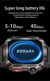 VanguardX - Outdoor Military Smart Watch – Power Meets Precision
