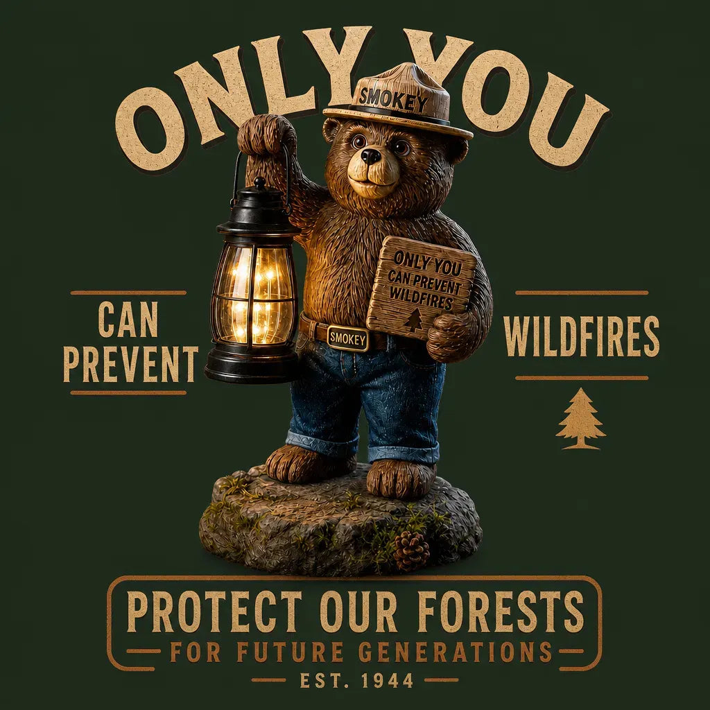 LandCharm– Solar Bear Garden Lantern Decor