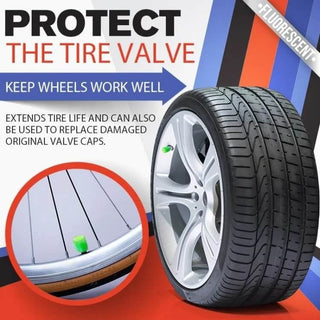 StarWheel - Fluorescent Valve Caps | Ride Bright at Night