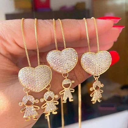 💖49%💖Love and my kids 【Mother's Love Necklace】